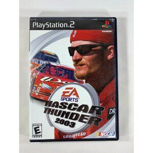 PlayStation 2 NASCAR Thunder Game 2003 EA Sports Complete Tested Rated E Tested